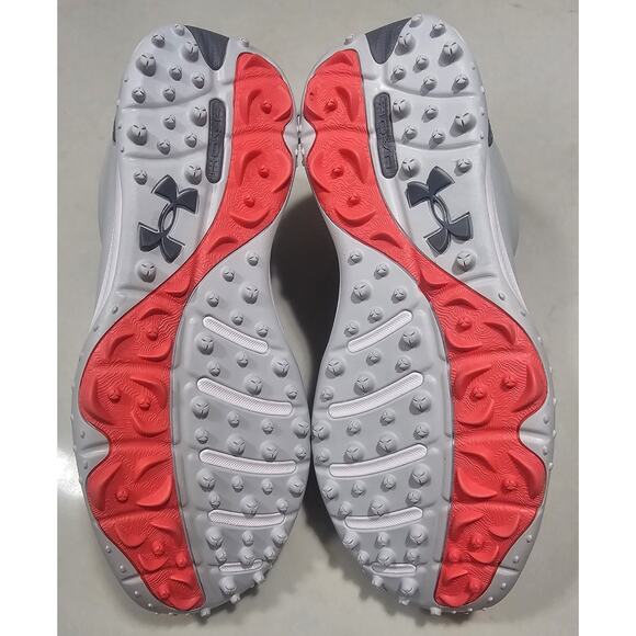 Under Armour HOVR Golf Shoes Men’s US 7 White Gray Spikeless Waterproof Athletic